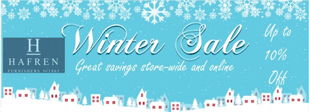 Winter Sale at Hafren Furnishers