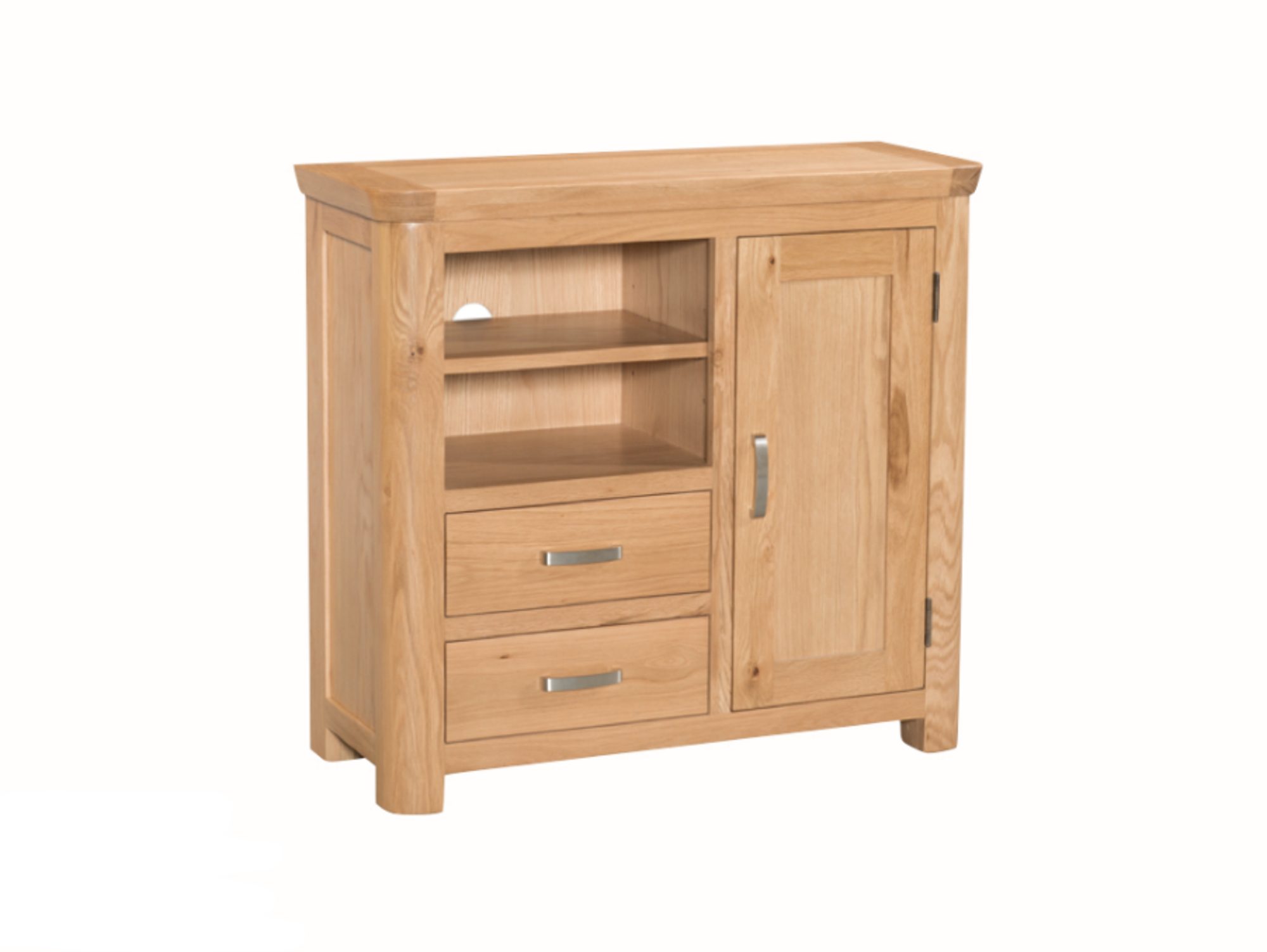 Annaghmore Treviso Solid Oak Media Unit TV & Media Units Hafren