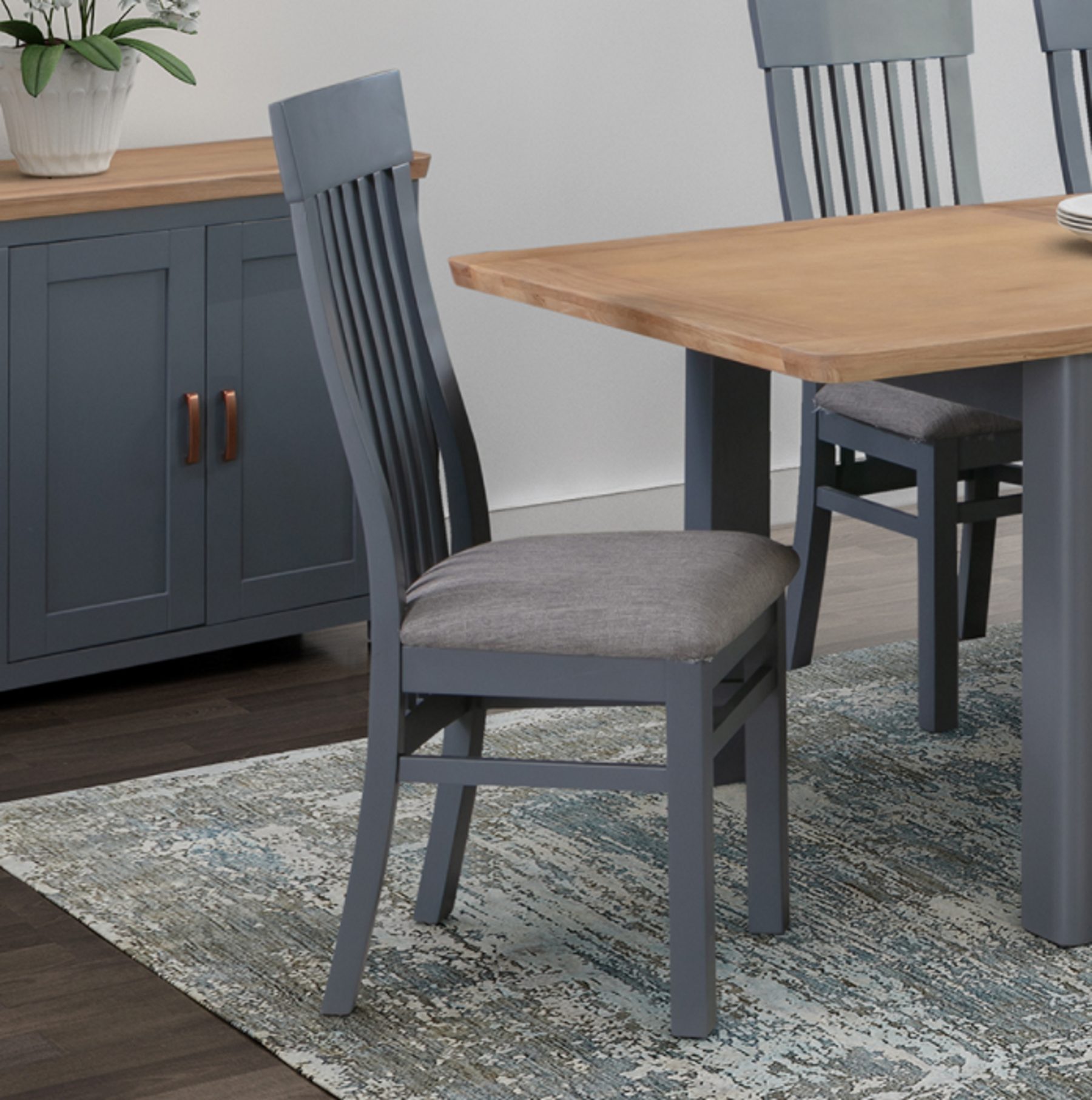 Annaghmore Treviso Midnight Blue Dining Chair Dining Chairs Hafren