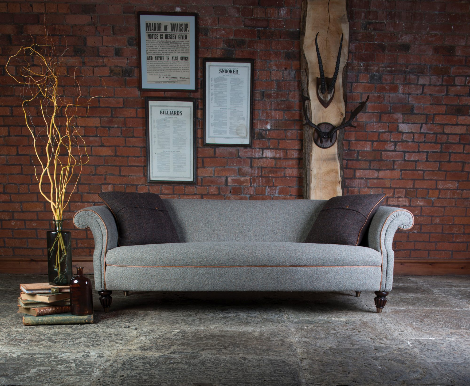 Tetrad Harris Tweed Bowmore Midi Sofa Sofas Hafren Furnishers