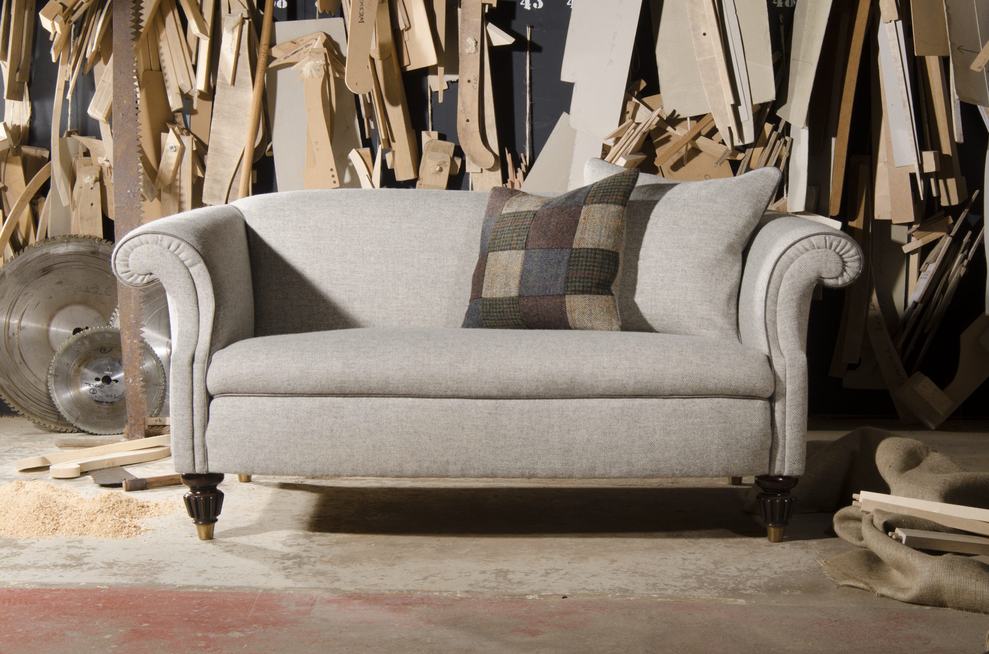 Tetrad Harris Tweed Bowmore Petite Sofa Sofas Hafren Furnishers