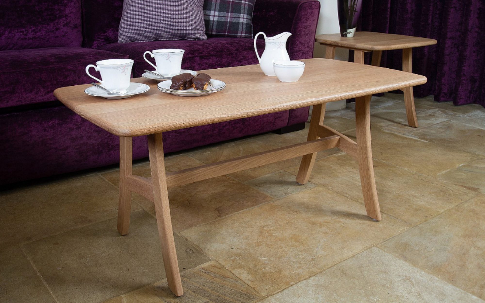 Andrena Albury Boat Shaped Coffee Table Coffee Tables Hafren Furnishers