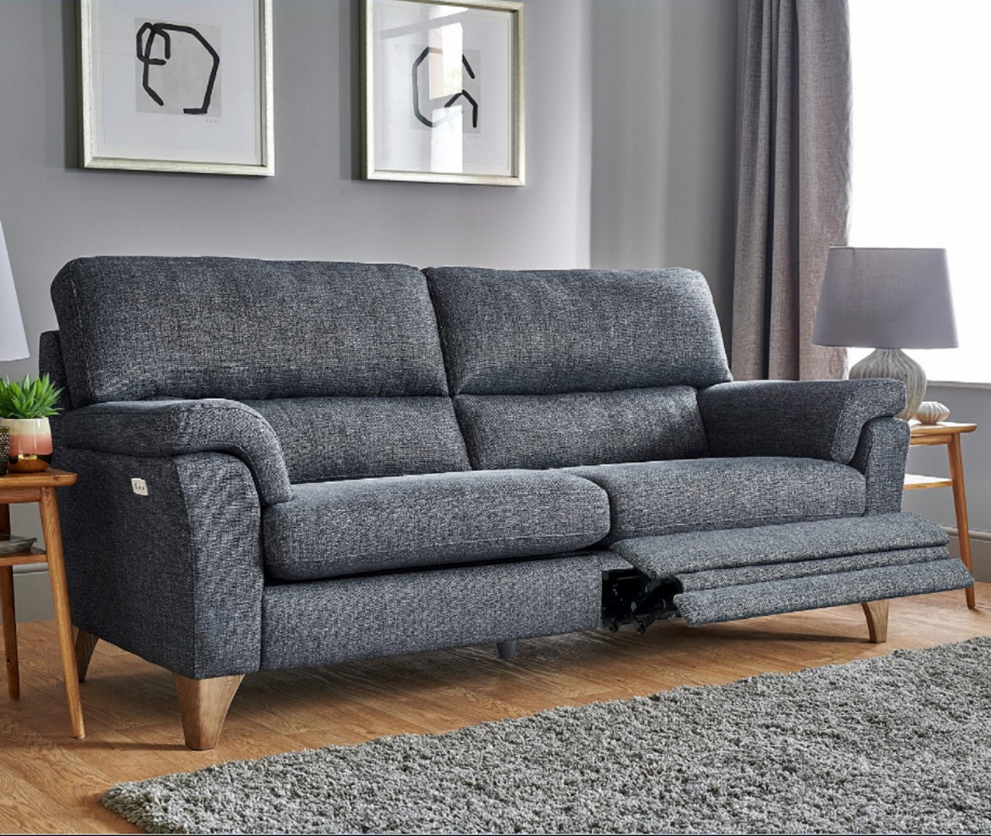Ashwood Designs Huxley 3 Seater Motion Lounger Sofas Hafren Furnishers