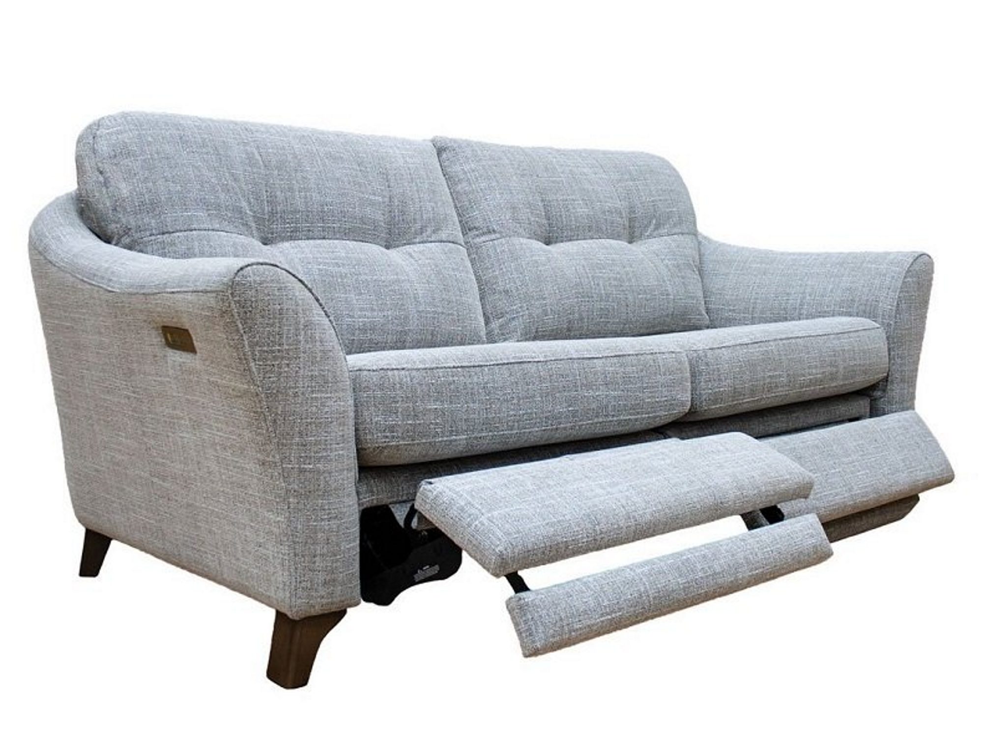 G Plan Hatton 3 Seater Formal Back Sofa With Double Power Footrest