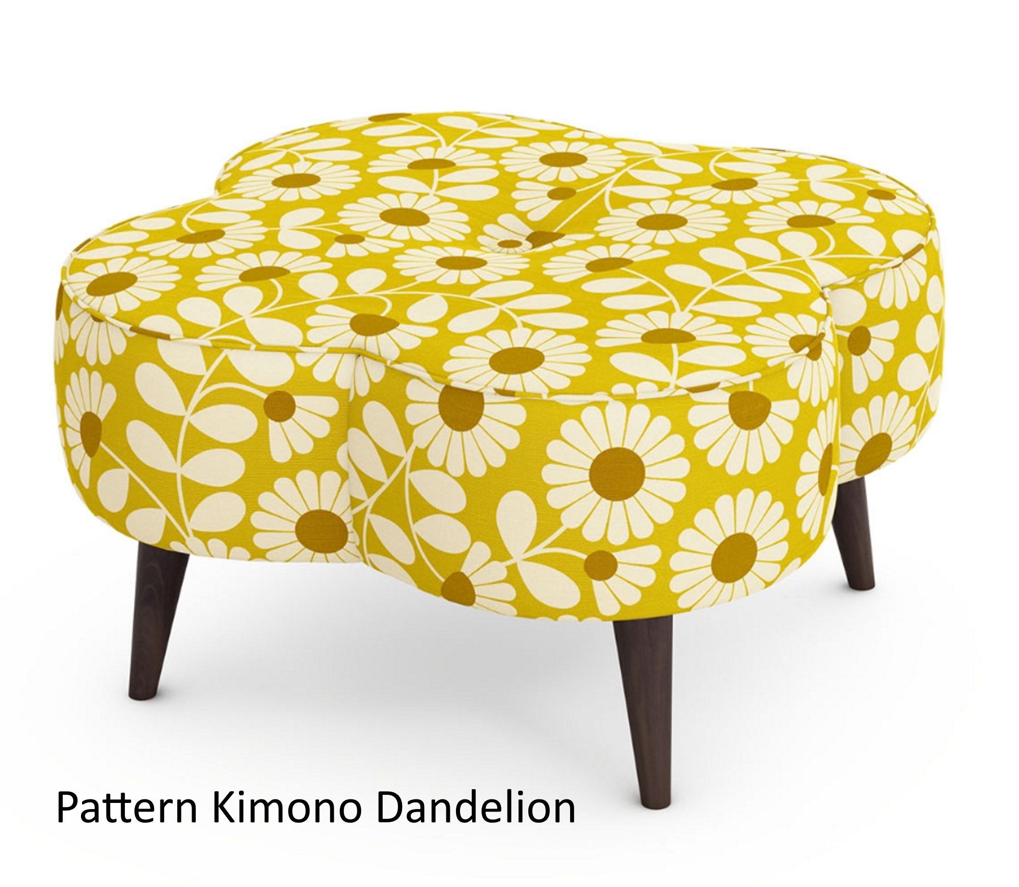Orla Kiely Large Daisy Footstool Footstools Hafren Furnishers