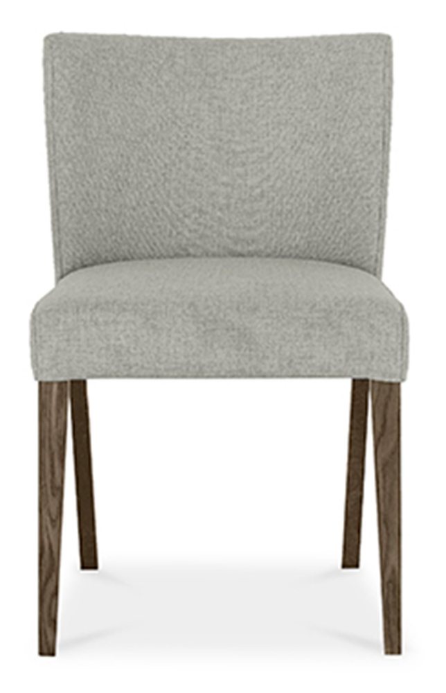 Bentley Designs Turin Dark Oak Low Back Upholstered Dining Chair