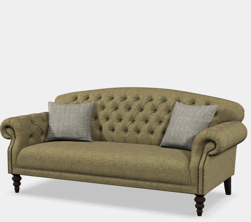 Tetrad Arbroath Midi Sofa In Harris Tweed - Sofas - Hafren Furnishers