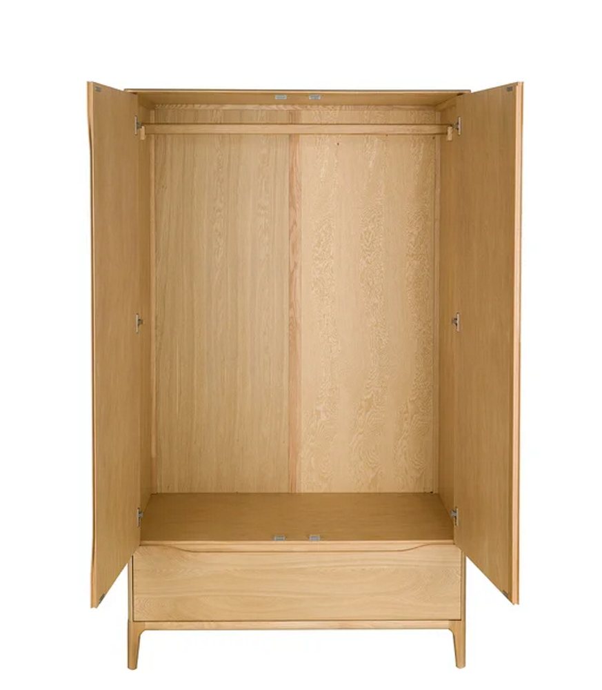 Ercol Rimini Bedroom 2 Door Wardrobe Wardrobes Hafren Furnishers