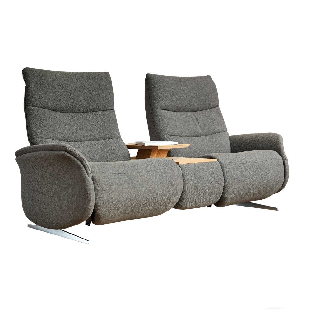 Himolla Azure 2.5 Seater Rise & Recliner Sofa With Table (4080) Rise