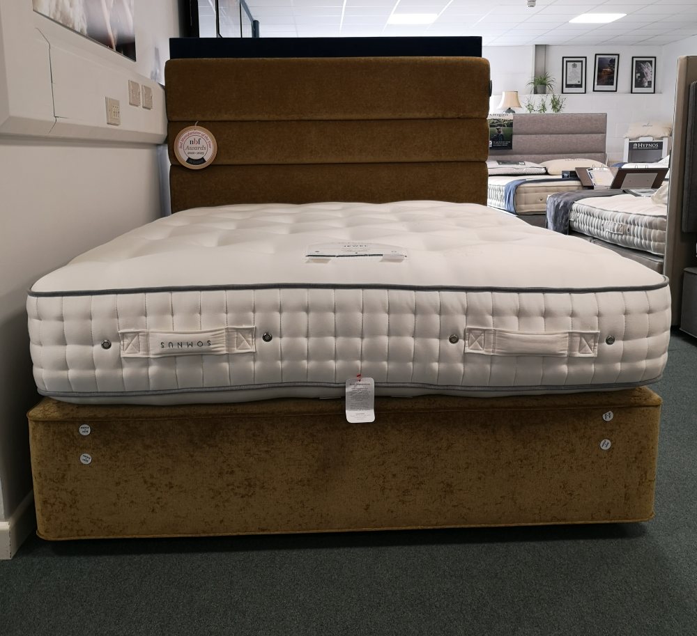 Somnus Jewel 13000 4 Drawer King Size Divan Set Divan Beds Hafren Furnishers
