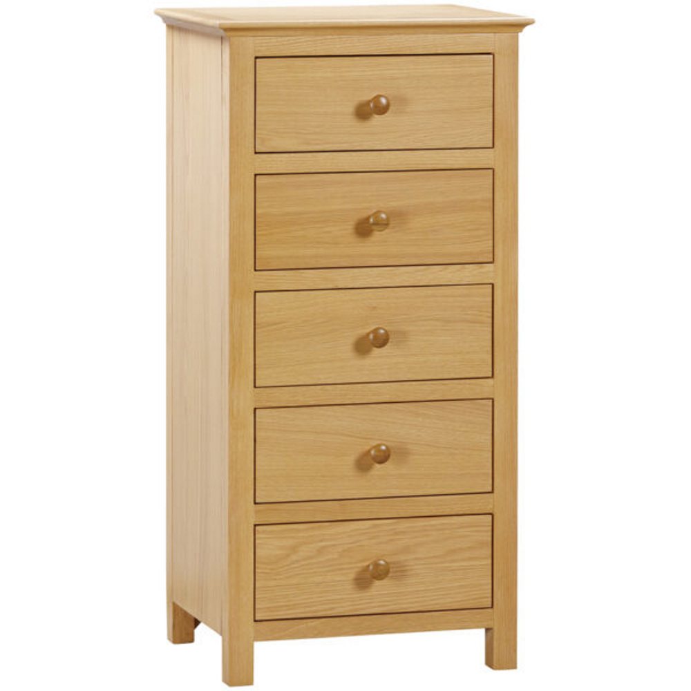 Devonshire Living Devonshire Moreton 5 Drawer Tall Chest Bedside