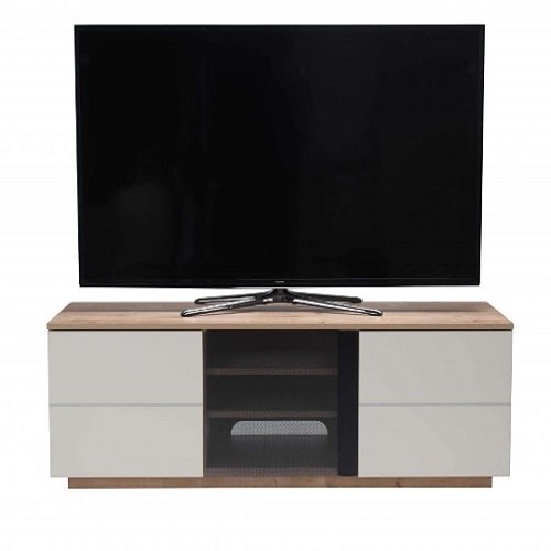 UKCF New City London Black Flat Pack TV & Media Unit TV & Media