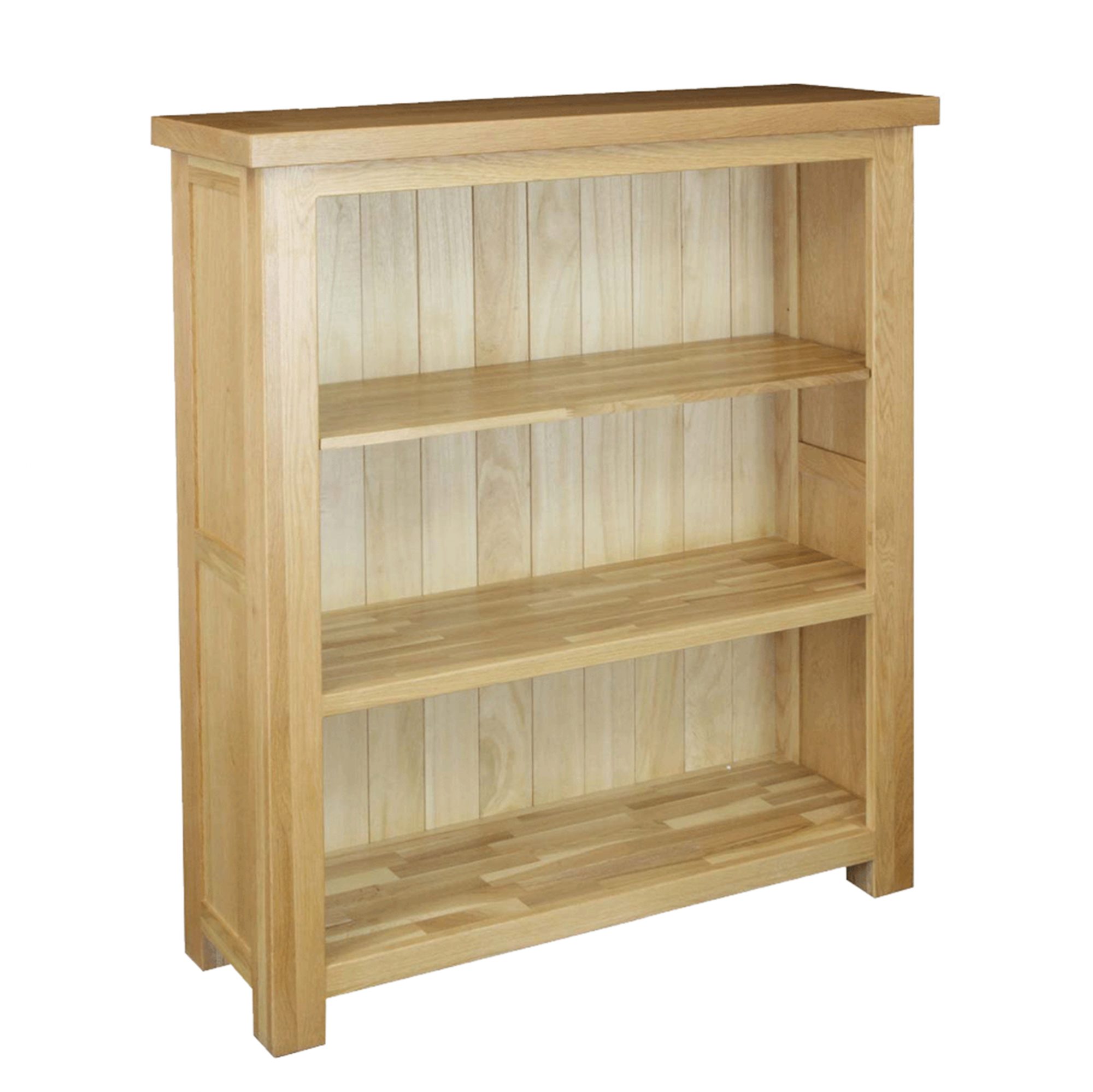 Real Wood Richmond Wide Bookcase Bookcases Hafren Furnishers