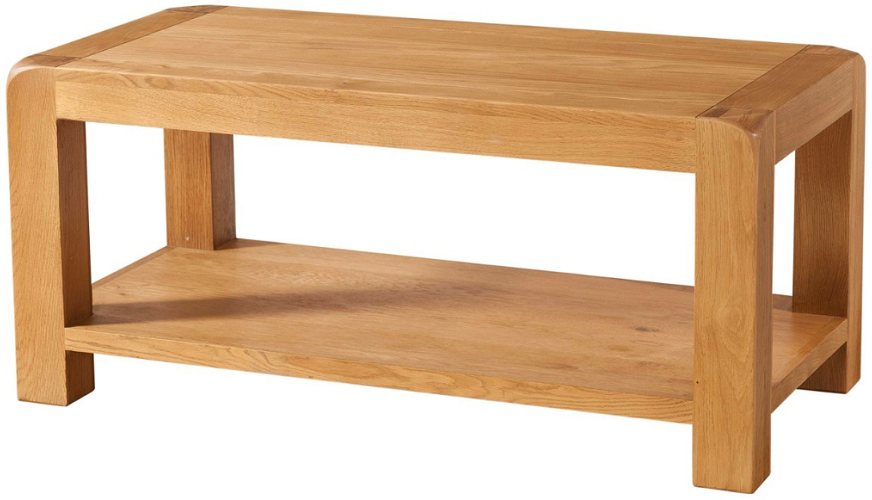 Devonshire Living Avon Coffee Table With Shelf Tables Hafren Furnishers Devonshire Living Avon Coffee Table, Quirky Oak Coffee Table