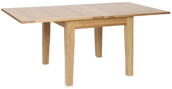 Devonshire Living: New Oak: Flip Top Extending Table - Dining Tables ...