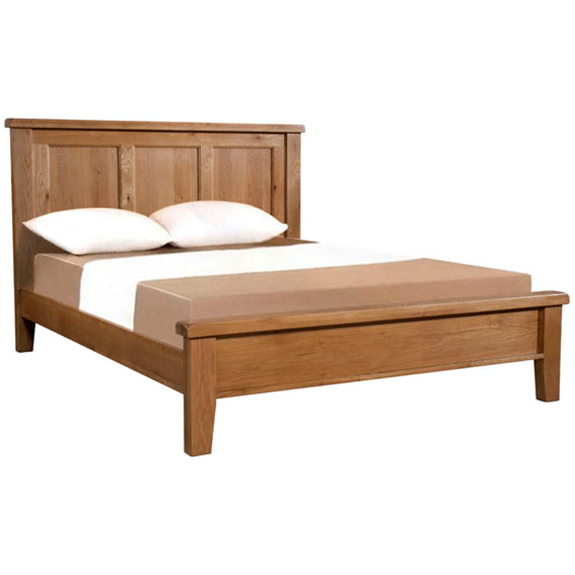 Devonshire Living: Somerset Oak: King Size 5' Low Foot End Bed - Bed