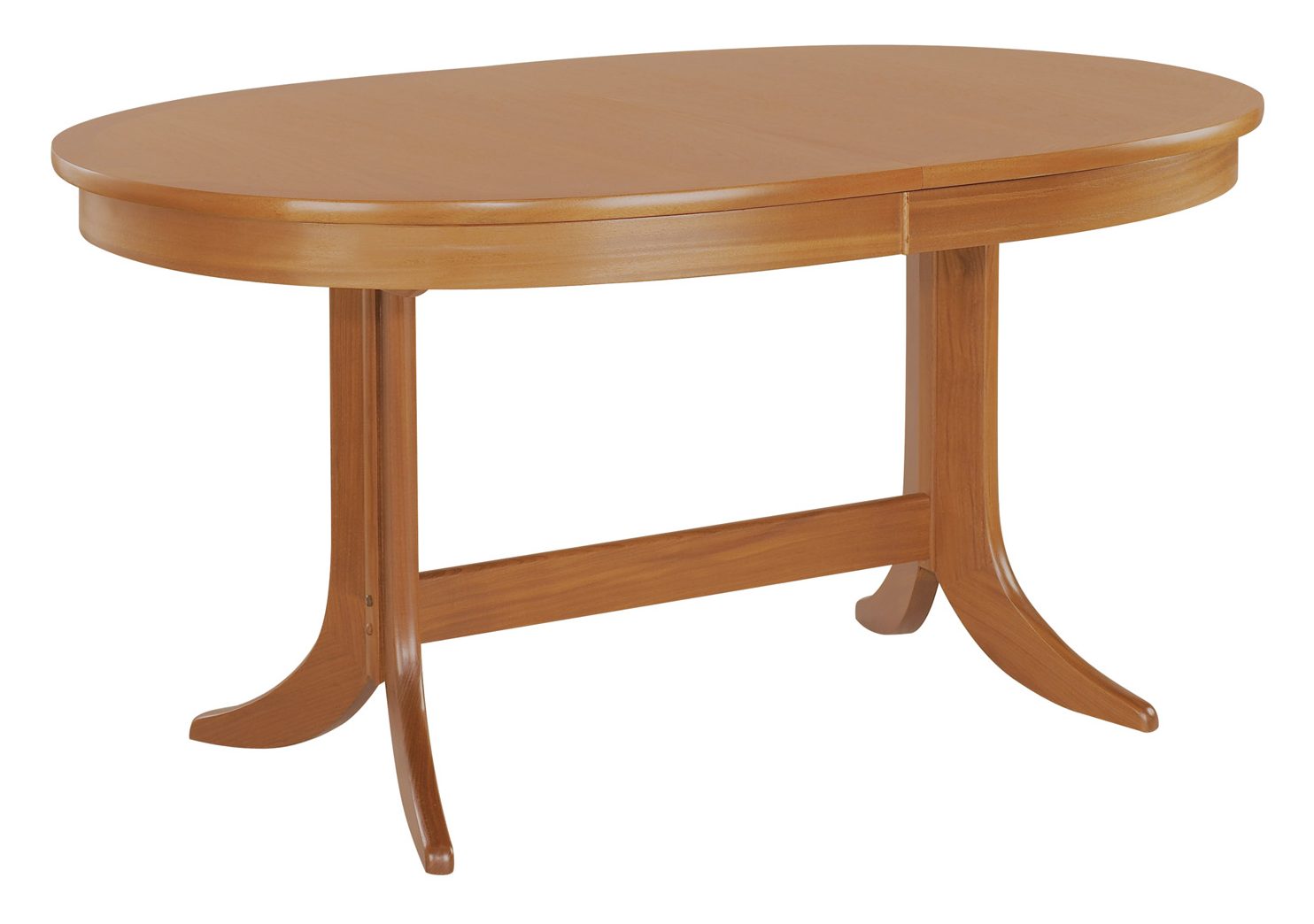 Nathan Classic Teak Large Oval Pedestal Dining Table Dining Tables