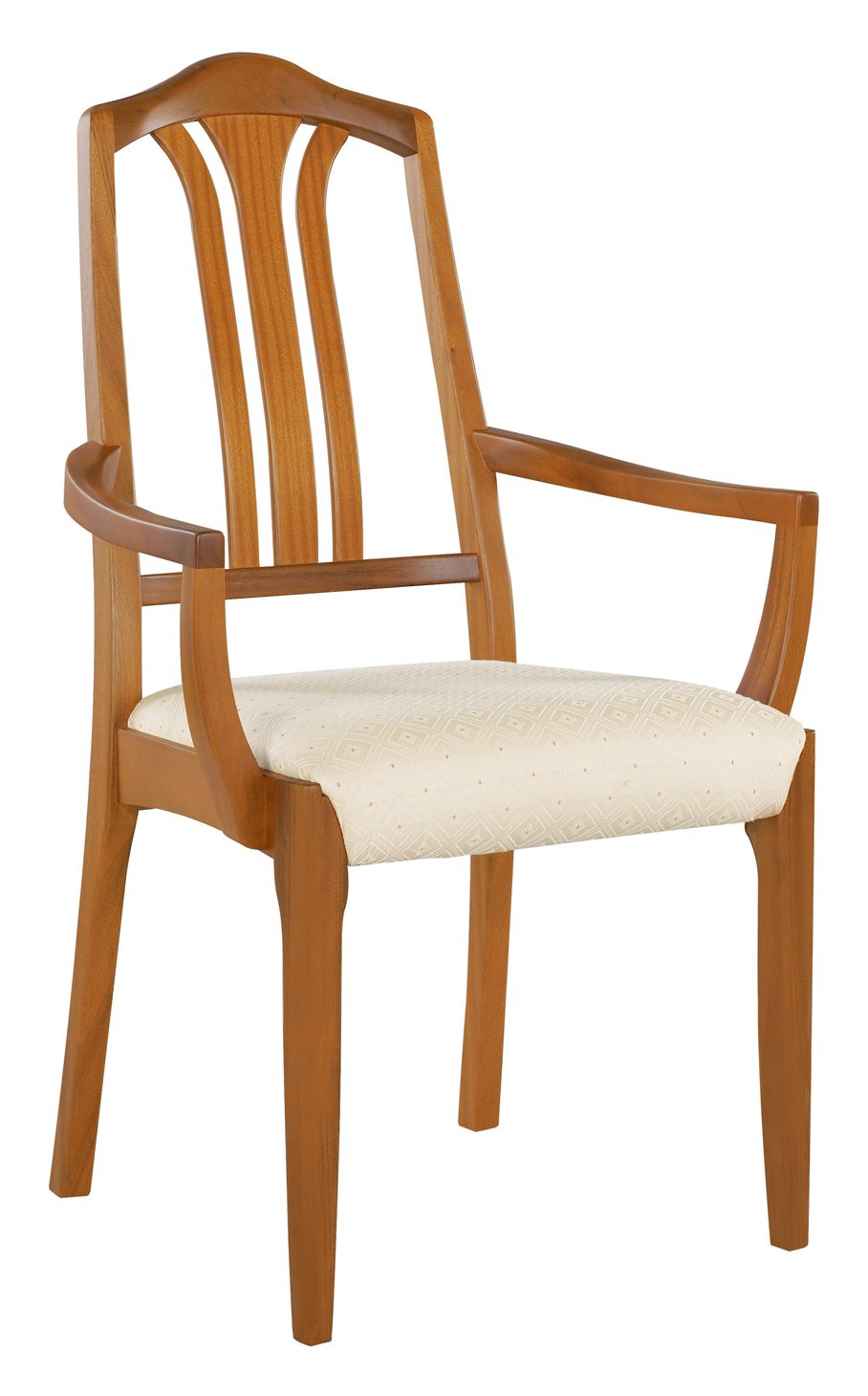 Nathan Classic Teak SlatBack Dining Carver Dining Chairs Hafren