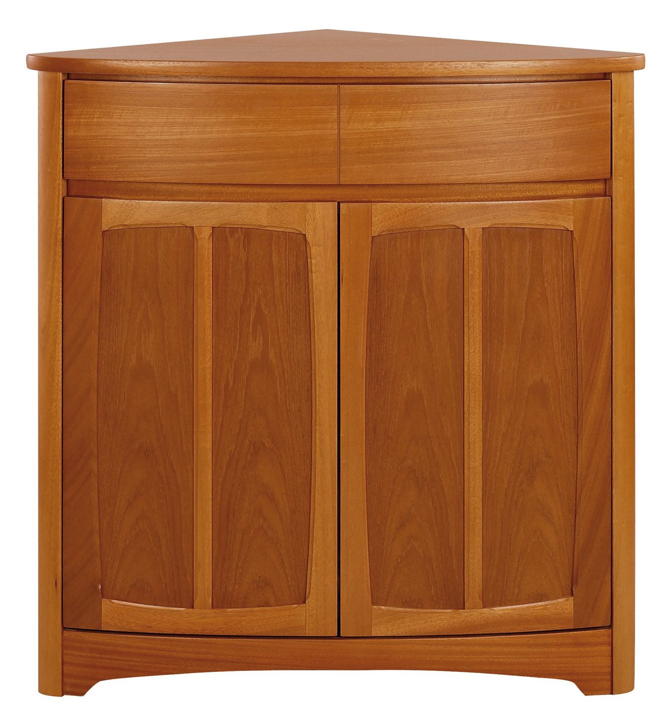 Nathan Classic Teak Shaped Corner Base Unit & Display Units