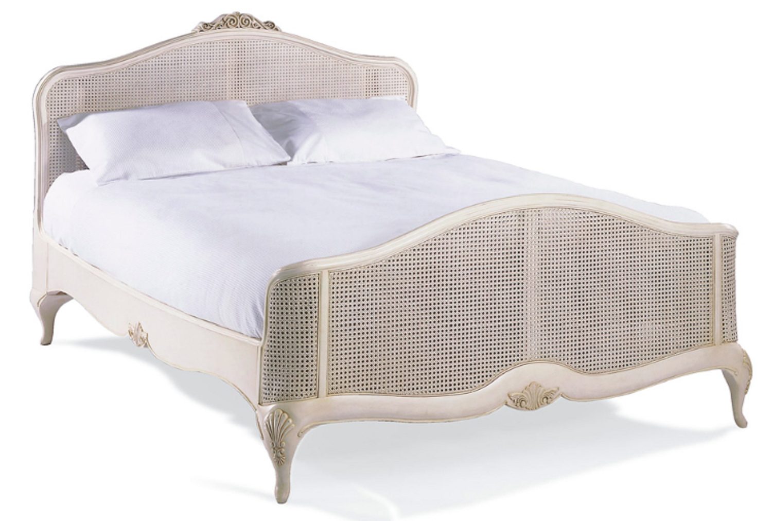 Willis & Gambier Ivory Rattan High End Beds Bedframes Hafren Furnishers