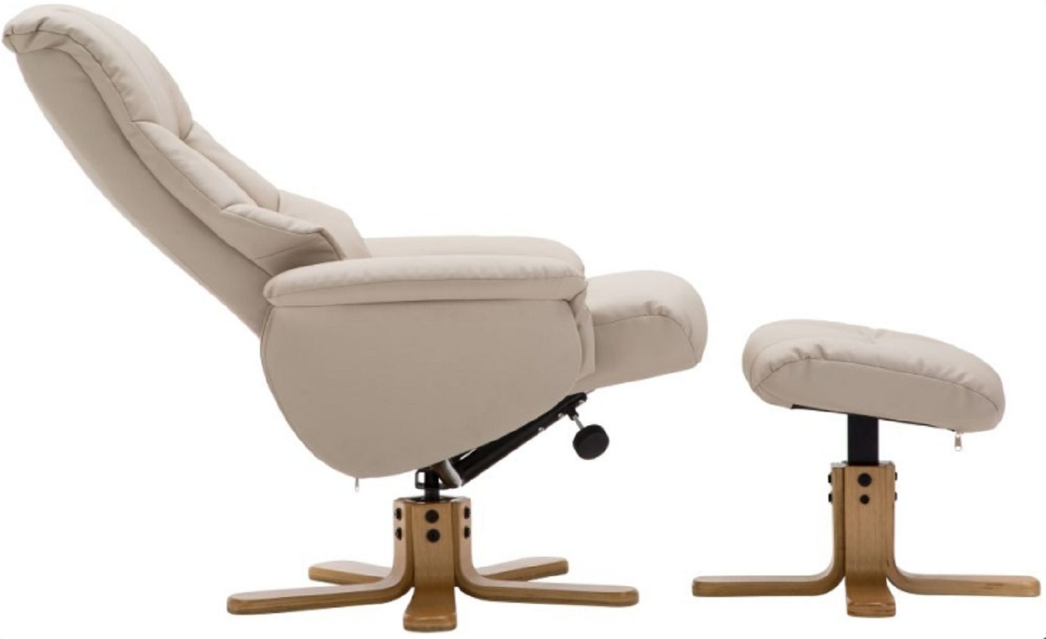 Global Furniture Alliance GFA Florence Swivel Recliner And Footstool