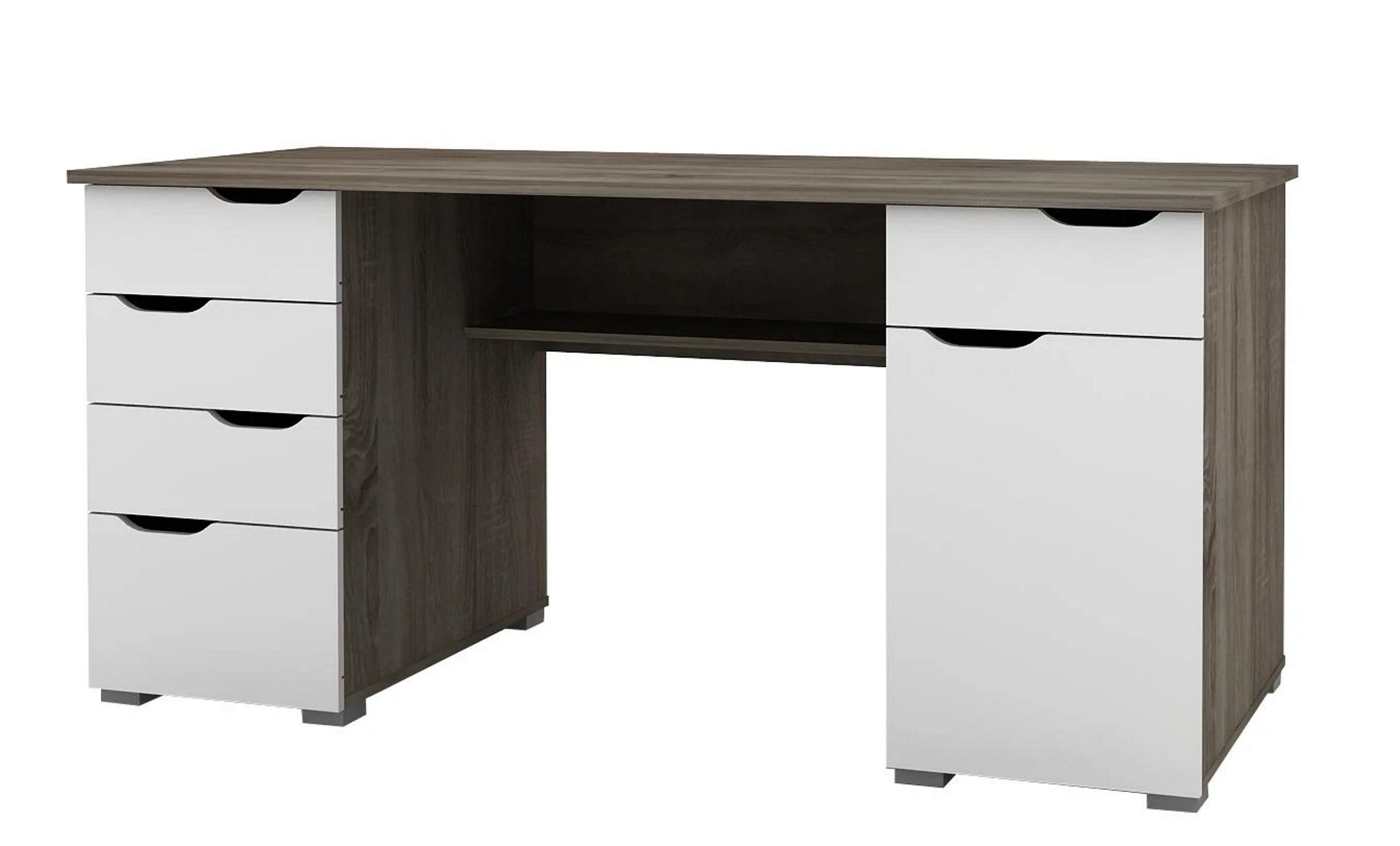 Alphason Desks Kentucky Wood Effect Desk Desks And Work Stations Hafren Furnishers