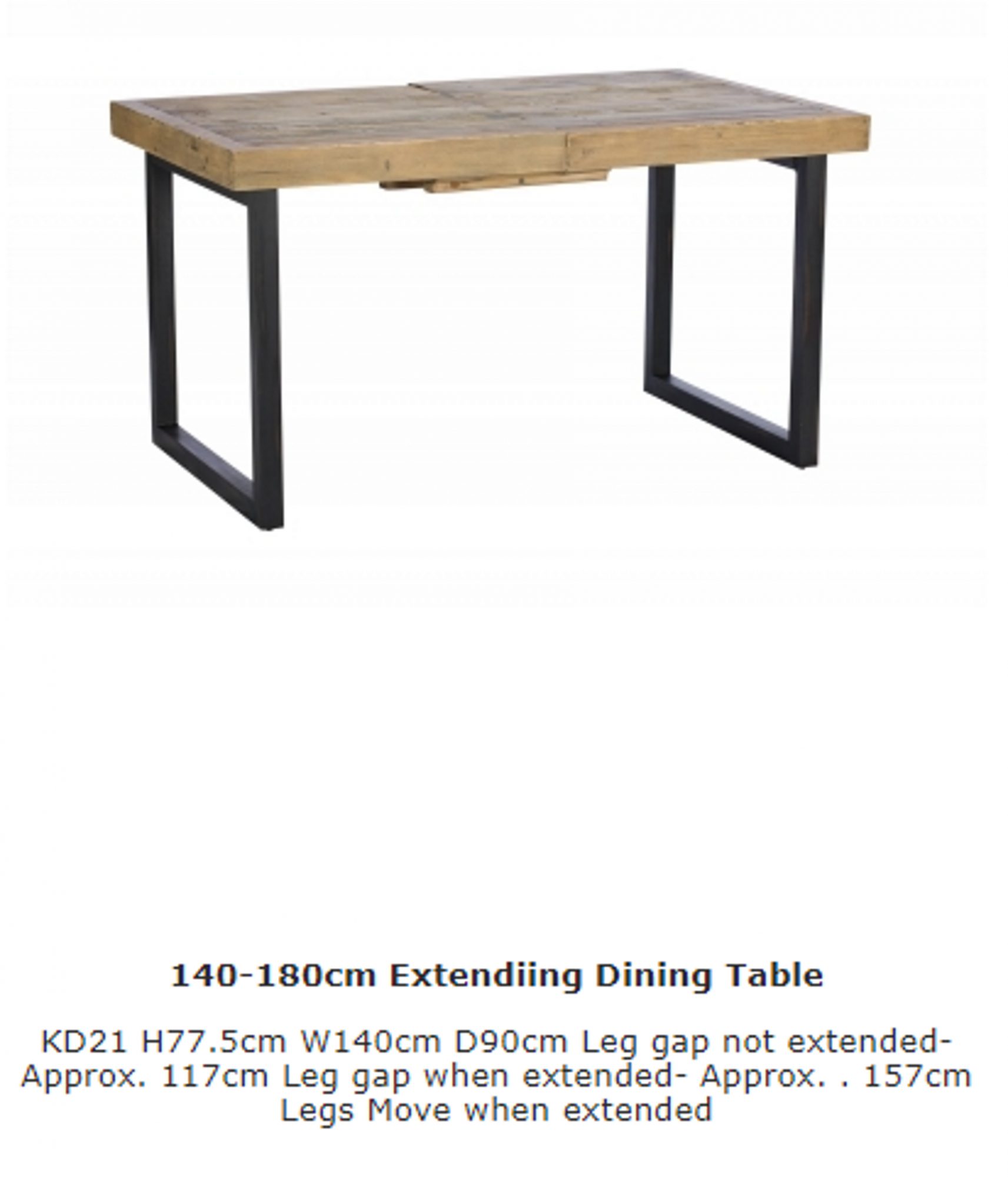 Baker Furniture Nixon 140 180cm Dining Table (Only Top Extends