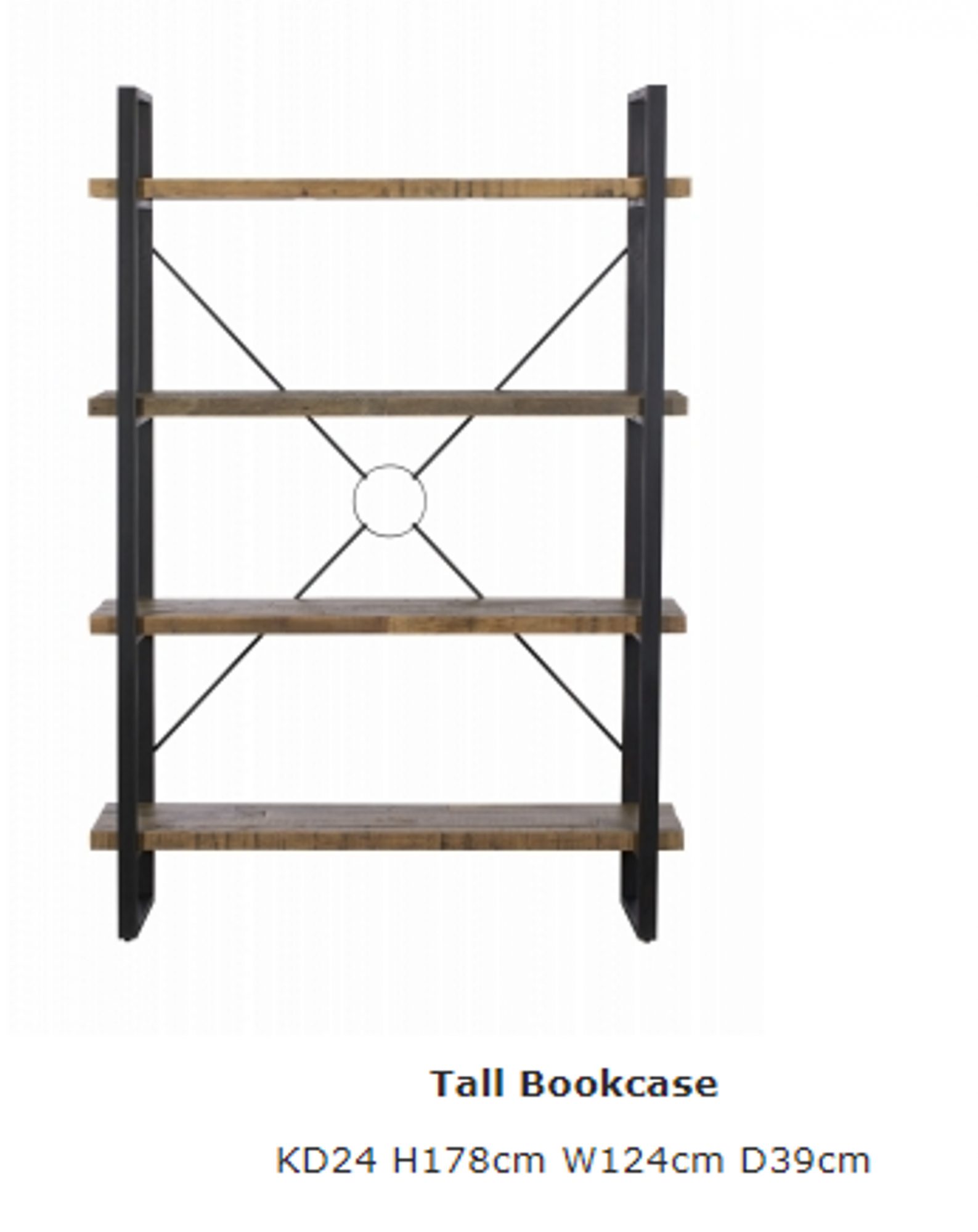 Baker Furniture Nixon Tall Bookcase Living & Dining Hafren Furnishers