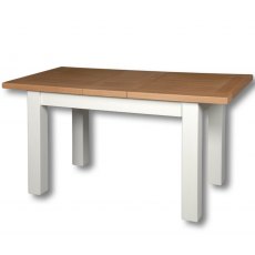 Real Wood Rio Painted Extending Rectangular Table