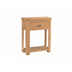 Annaghmore Treviso Solid Oak End Table With Drawer