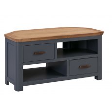 Annaghmore Treviso Midnight Blue Corner TV Unit