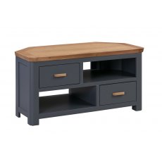 Annaghmore Treviso Midnight Blue Corner TV Unit