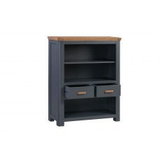Annaghmore Treviso Midnight Blue Low Bookcase