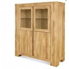 Clemence Richard Massive Oak Display Cabinet