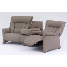 Himolla Rhine Trapezoidal 3 Seater Powered Recliner With Cumuly Function & Middle Table (4350)