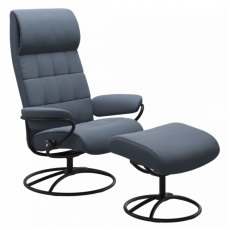 Stressless London Recliner Chair With Highback & Footstool (Original Base)