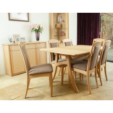 Andrena Albury 120cm/178cm Boat Shaped Extending Table