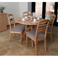 Andrena Albury 107cm Circular Fixed Dining Table