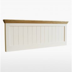 TCH Furniture Coelo Oak & Painted Panel Headboard