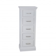 TCH Furniture Coelo Fully Painted 5 Drawers Chest