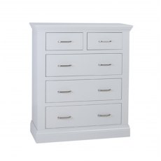 TCH Furniture Coleo Fully Painted 5 Drawers Chest (3 + 2)