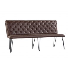 Hafren Collection Studded Back Bench 180cm