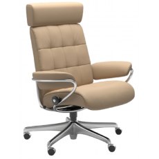 Stressless Home Office London Chair With Adjustable Headrest