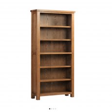 Devonshire Dorset Rustic Oak 6ft Bookcase