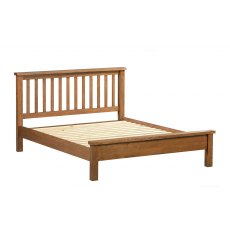 Devonshire Dorset Rustic Oak 5ft Slatted Bed Frame