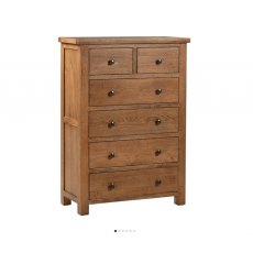 Devonshire Dorset Rustic Oak 2 Over 4 Chest