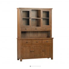 Devonshire Dorset Rustic Oak Large Dresser Top