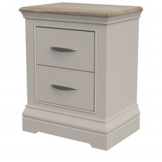 Devonshire Cobble Painted 2 Drawer Bedside