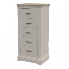 Devonshire Cobble Painted 5 Drawer Wellington