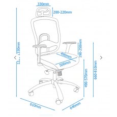 Alphason Miami Chairs Miami Black Chair